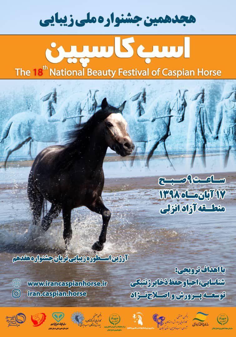 هجدهمین جشنواره ملی زیبایی اسب کاسپین